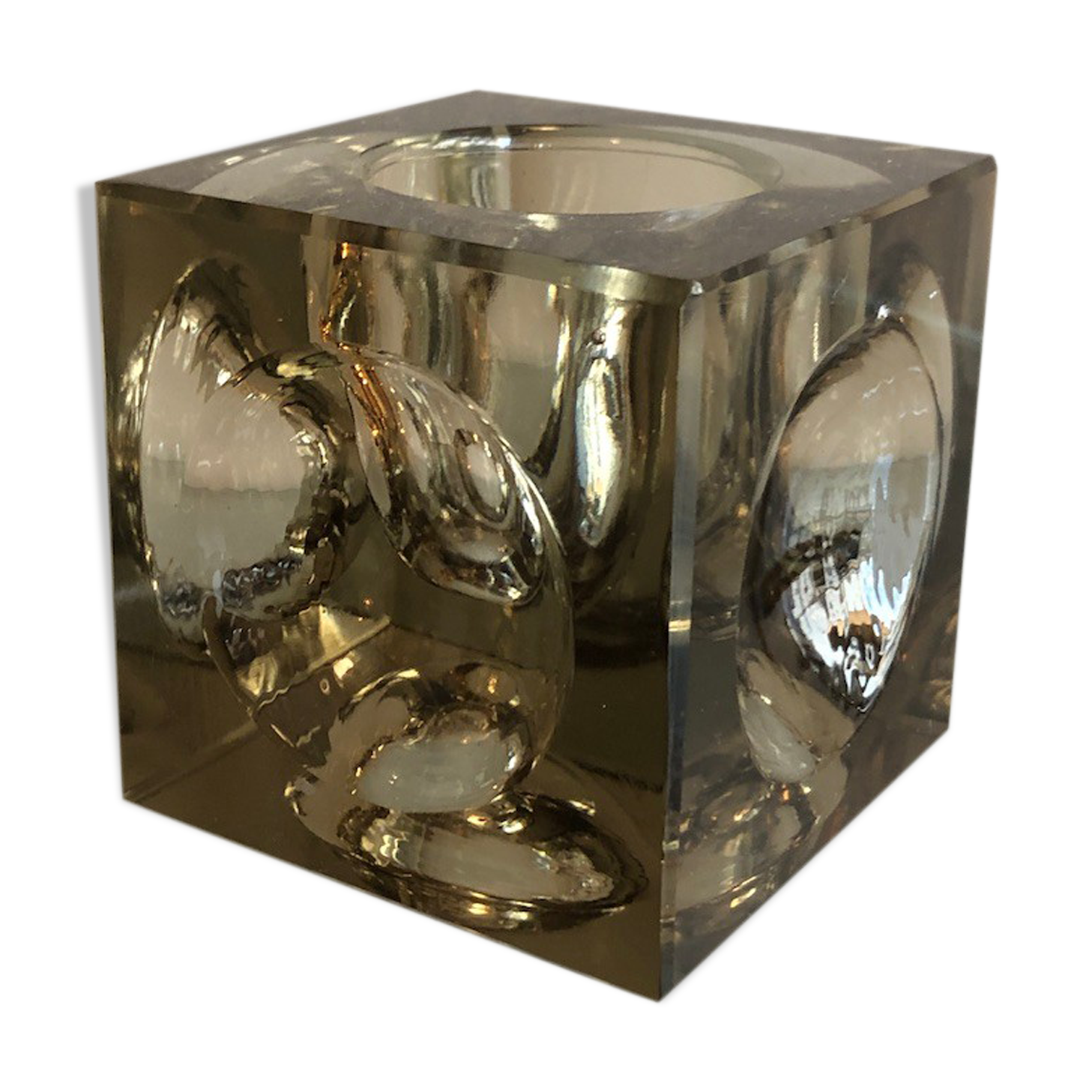 Paper press cube