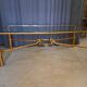 Table basse Hermes de G. Banci en métal doré