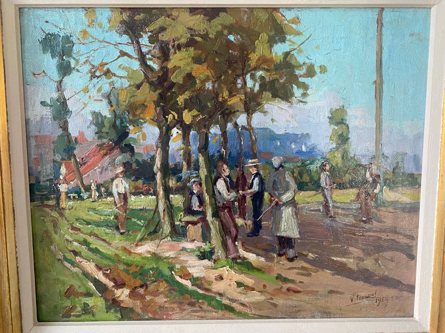Village festival of 1929 signed