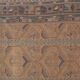 Vintage Turkish Oushak Rug with Floral Border