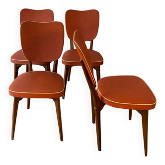 4 one-piece chairs