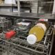 Vintage rolling cart dessert trolley