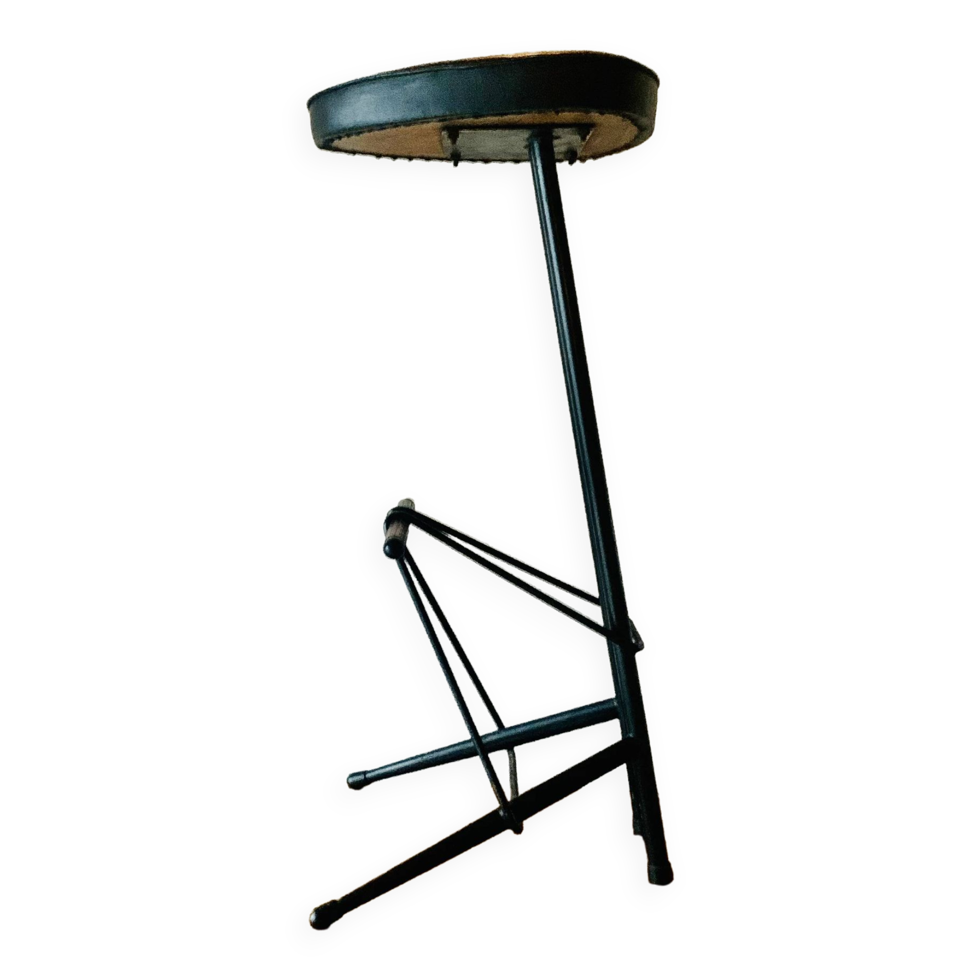 TUBAX bar stool by Willy Van Der Meeren - Belgium - 1950.