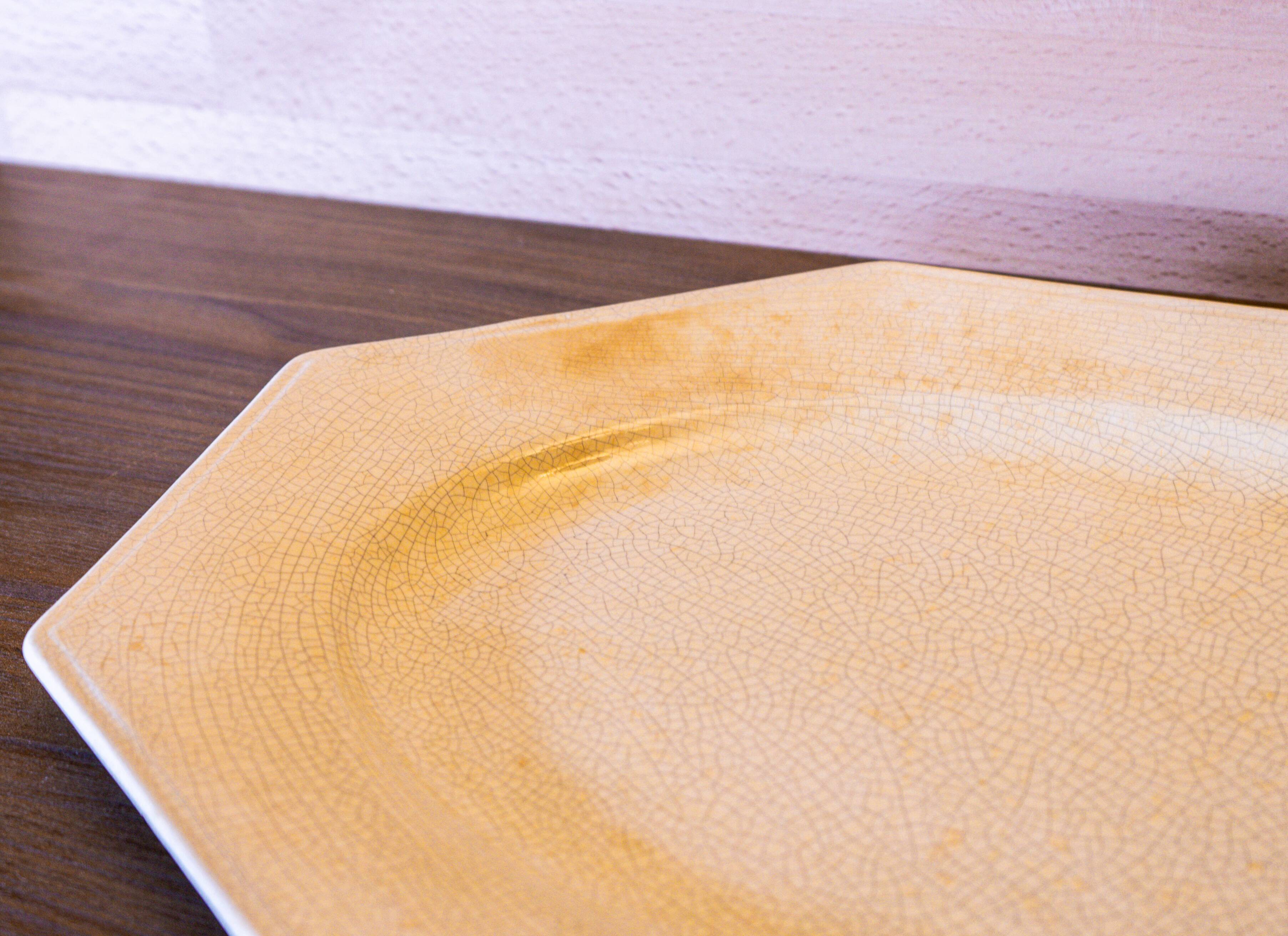 Large white dish in Charolles earthenware