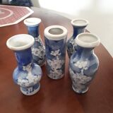 Set of vases decoration Chinese style