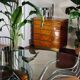 Dining table glass chrome and marble 1970s Italian vintage design