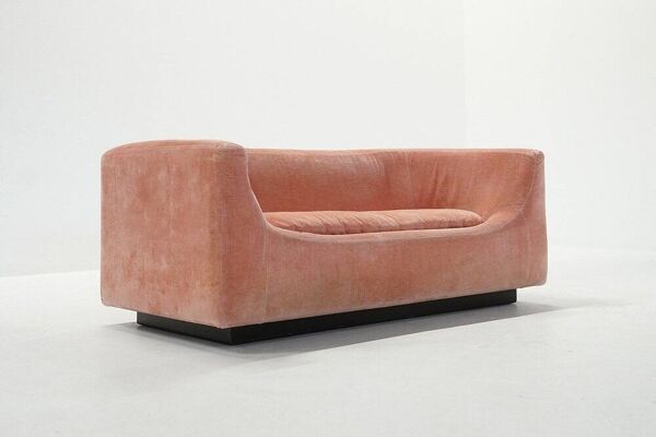 Sofa Elliptique par Bernard Govin pour Saporiti, années 1960.