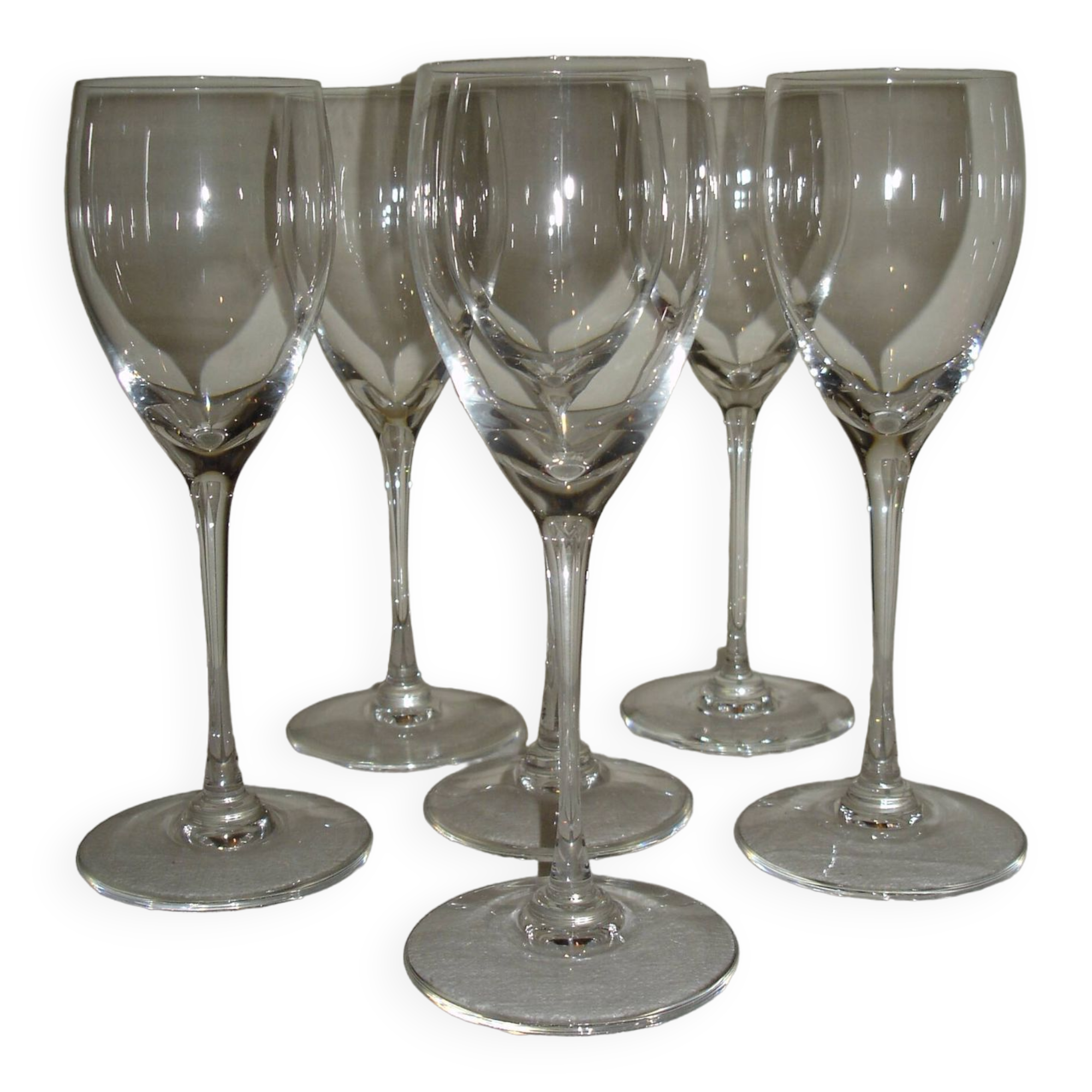 Saint louis pomerol 6 crystal water glasses - 21.5 cm