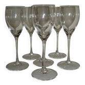 Saint louis pomerol 6 verres a eau cristal - 21,5 cm
