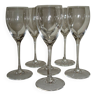 Saint louis pomerol 6 verres a eau cristal - 21,5 cm