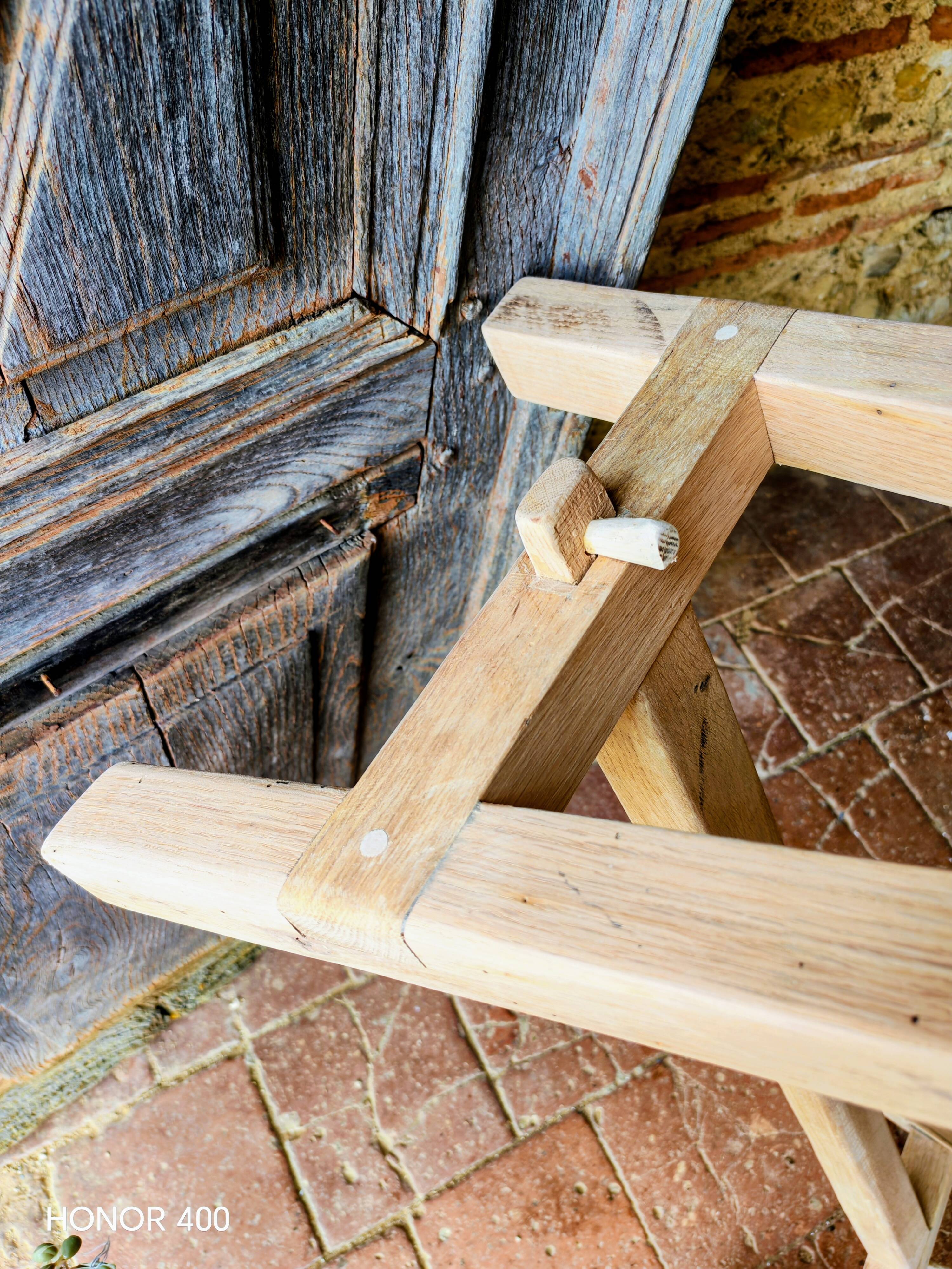 Banc en chêne massif, Rustique,Brut.