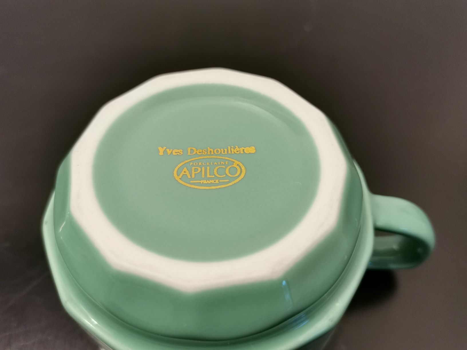 Coffee service 6 cups and under cups model Apilco by Yves Deshoulières