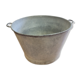 Old zinc basin 67cms in diameter