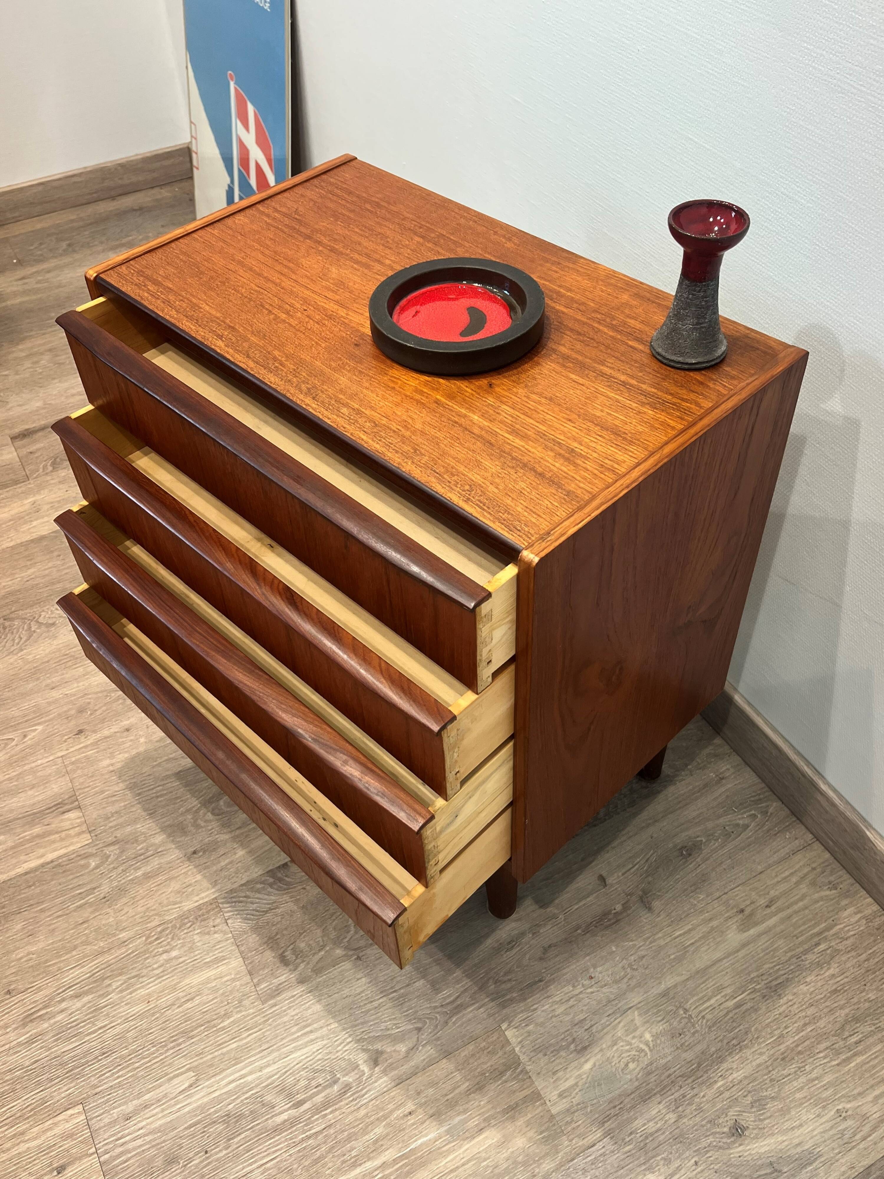 Scandinavian teak chest of drawers Denmark