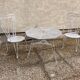 vintage metal garden furniture tête-à-tête