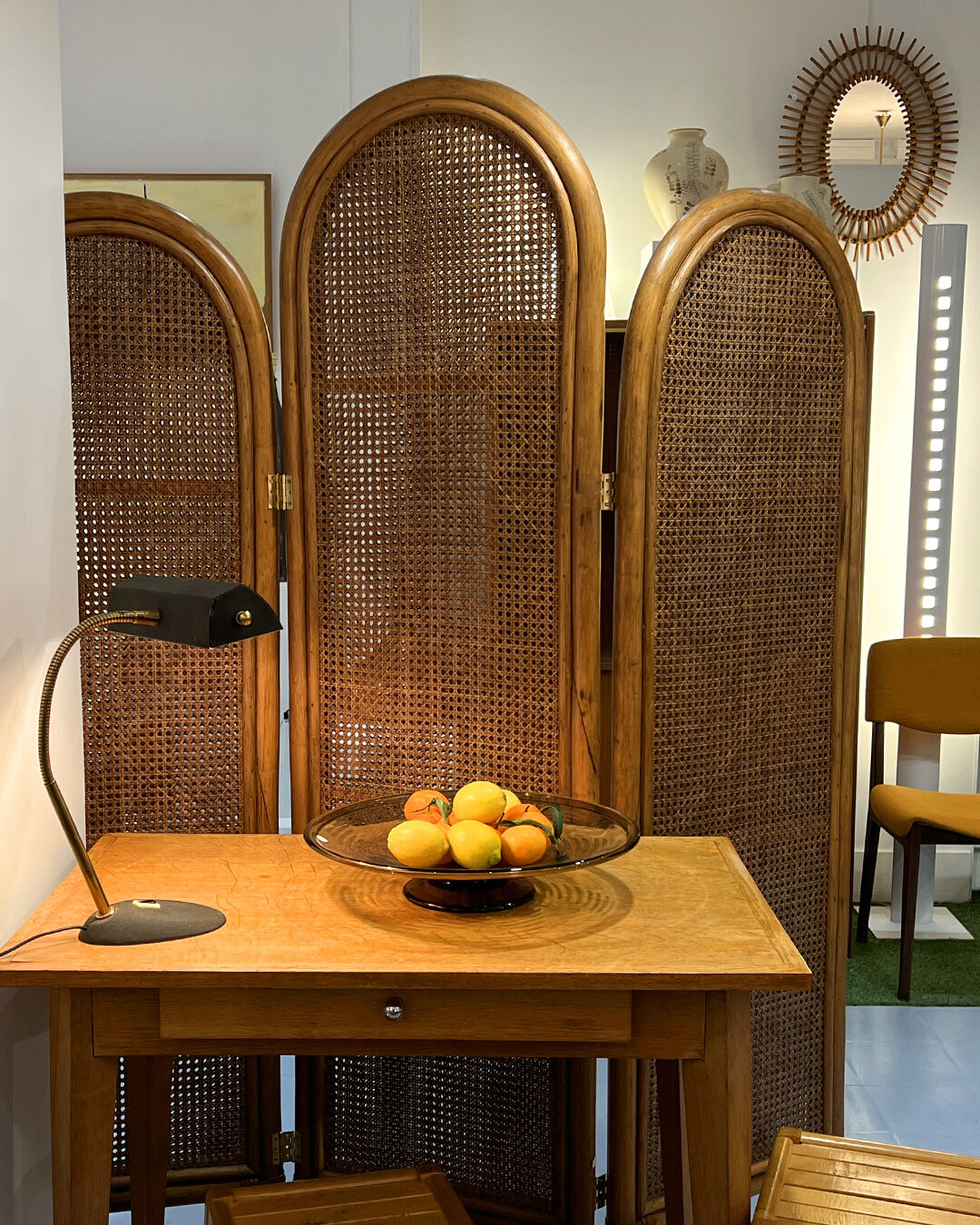 Screen 3 shutters double cannage