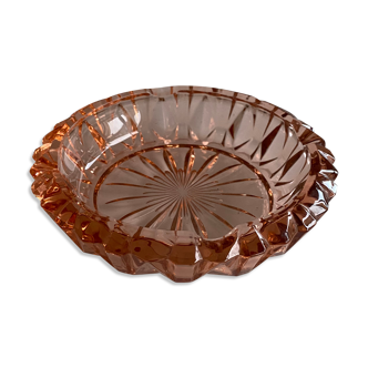 Ashtray pink glass