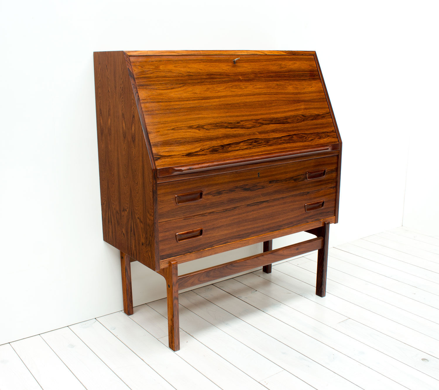 Danish Rosewood Model 68 Bureau by Arne Wahl Iversen, 1960s