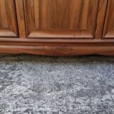 3-door walnut wardrobe