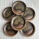 6 Arnon stoneware cheese plates.