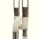 Murano Glass Chain Chandelier in Metal by Aldo Nason for Mazzega