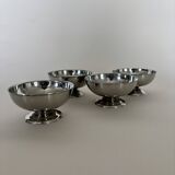 Set of 4 stainless steel cups