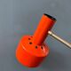 Orange mid-century Hustadt Leuchten desk lamp