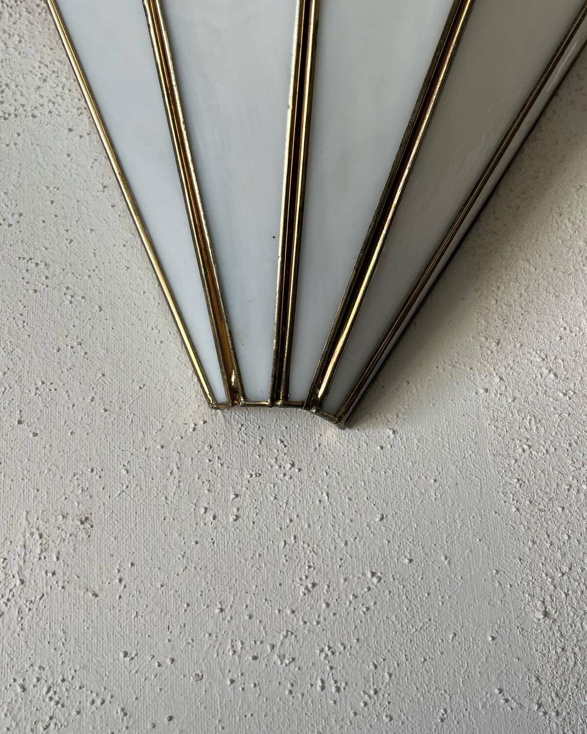 Pair of vintage mother-of-pearl sconces