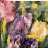 Tableau floral iris