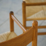 Series of four chairs and two armchairs Danish design 1960'