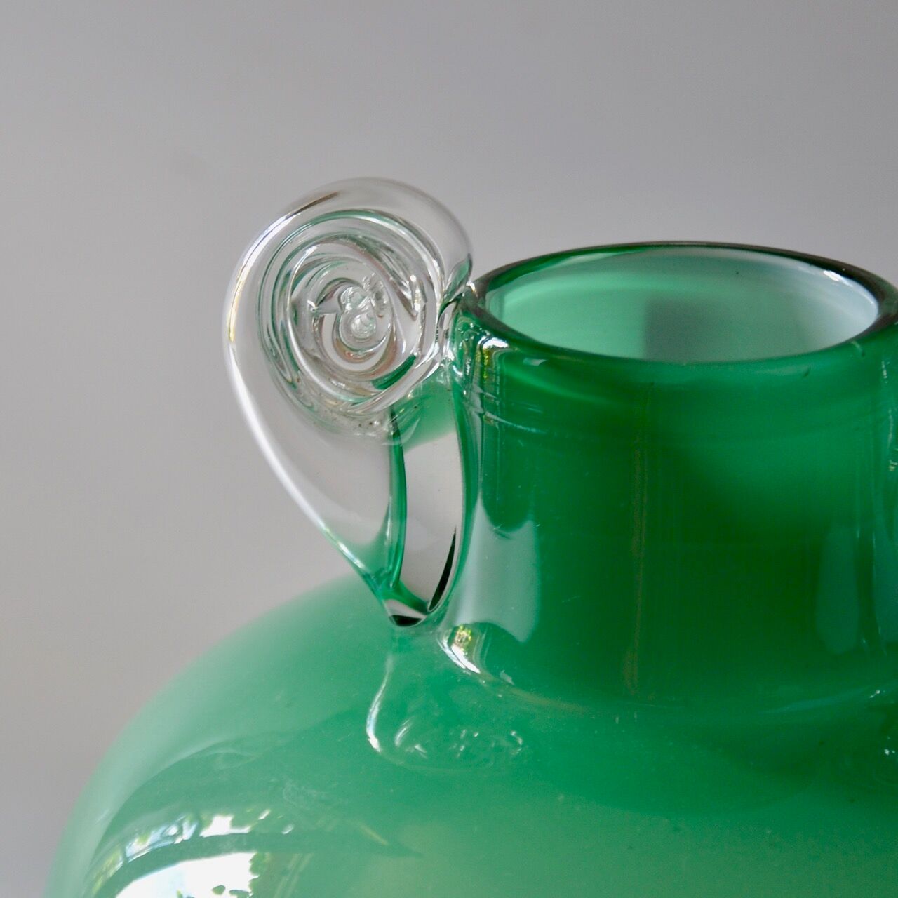 Blown glass vase 1970