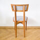 Set of oak dining chairs, France, in the 1950s