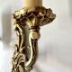 Paire d'appliques rocaille en bronze