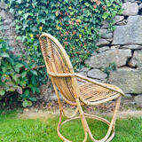 Fauteuil en rotin design
