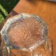 Saladier vintage octogonal en verre