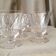 Suite de 10 verres a vin en verre sobre et elegant