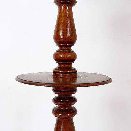 Mahogany Psyche barber mirror - Turned Wood 19th century