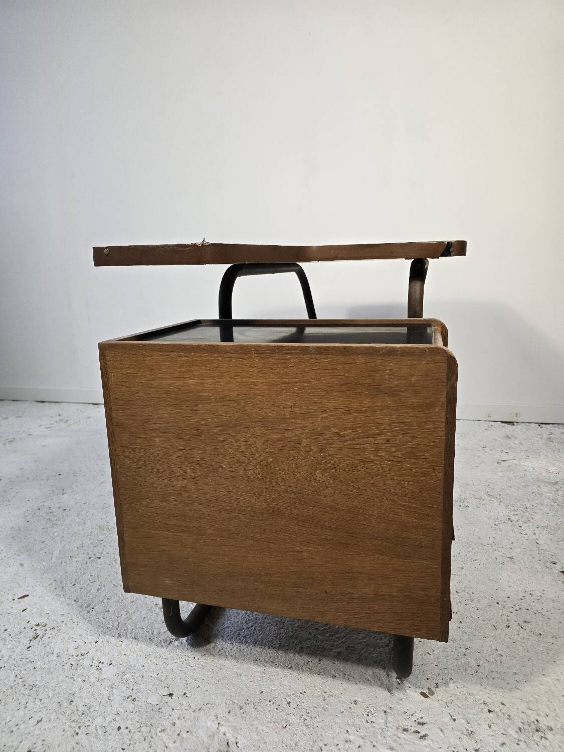 Mobilor Desk CAB Roger Charroy – modernist metal wood 1950 vintage