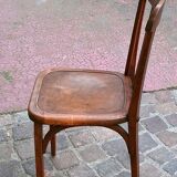 Bistro chair bar restaurant beech with slatted backrest