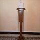 Pedestal harness sheath oak art deco 1940