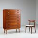 Commode Borge Mogensen en teck Soborg Mobelfabrik Danemark 1960