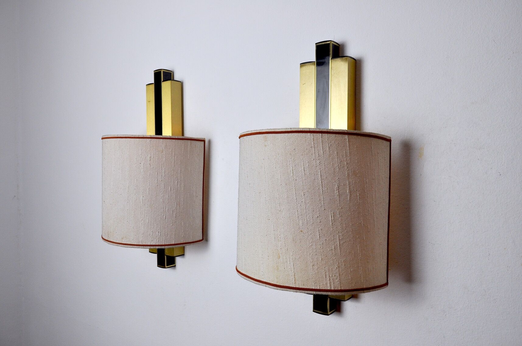Pair of Regency wall lamps by Lumica Spain 1970