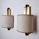 Pair of Regency wall lamps by Lumica Spain 1970