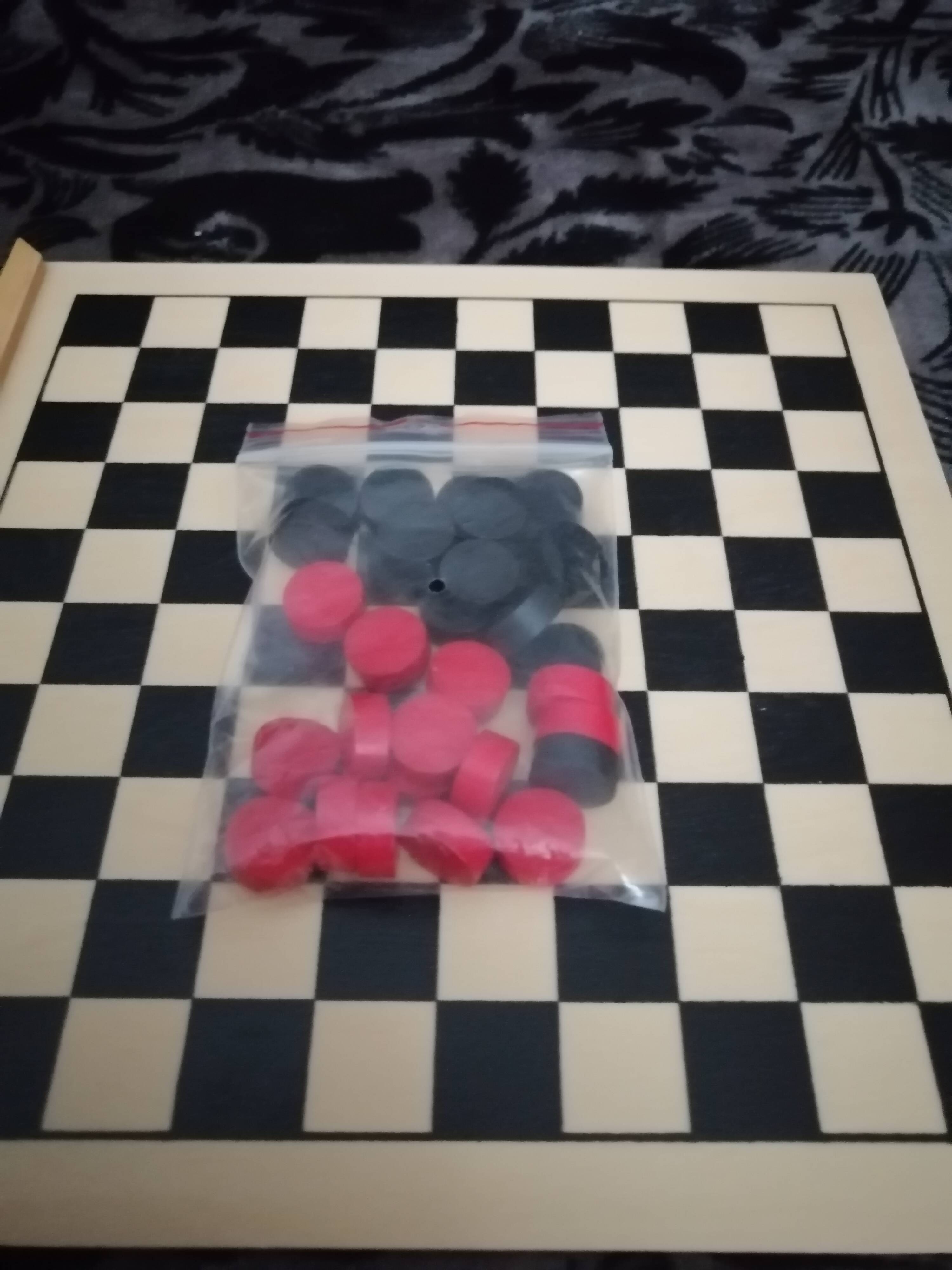 Wooden travel board game box (bayard brand)