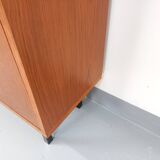 Vintage Scandinavian modernist style teak storage bookcase