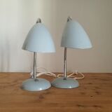 Pair of early factory lamps 70s