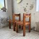 Paire de chaises Pierre Chapo S11