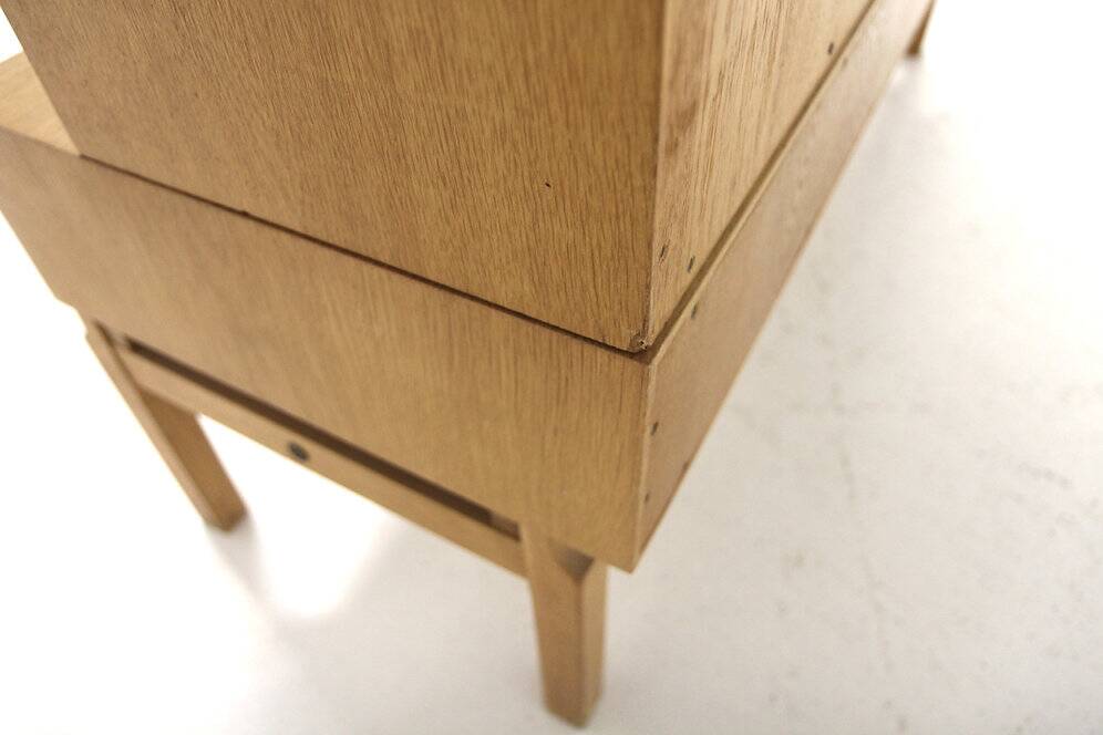 Scandinavian oak bookcase "MTP", Marian Grabinski, IKEA, Sweden, 1960