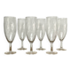 6 Vintage Twisted Flutes France