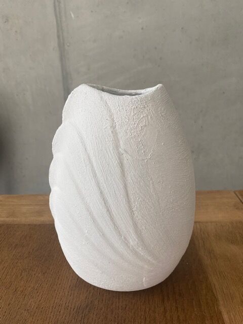 Bleached sandstone vase